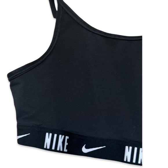 Youth Girls Nike Black Sports Bra | Cheerleader Practice Wear | Size XL - Picture 6 of 7